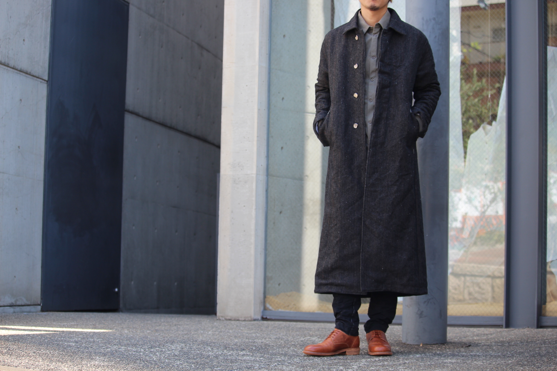 work coat long” / taichimurakami | ShelterII BLOG